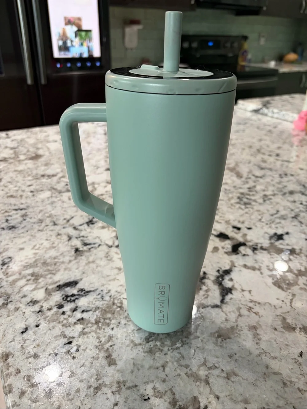 Brumate Mint Green Travel Mug with Straw